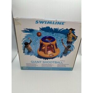 Swimline Giant Shootball 48” Inflatable Pool Basketball Game w/ Ball New